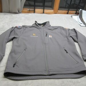Carhartt Jacket Mens XXL Softshell Rugged Water Resistant Zip Fleece‎ Lined LOGO